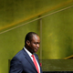 Foreign Minister of Sierra Leone, Samura Kamara, arrives to address the 72nd United Nations General Assembly at U.N. headquarters in New York, U.S., September 22, 2017.